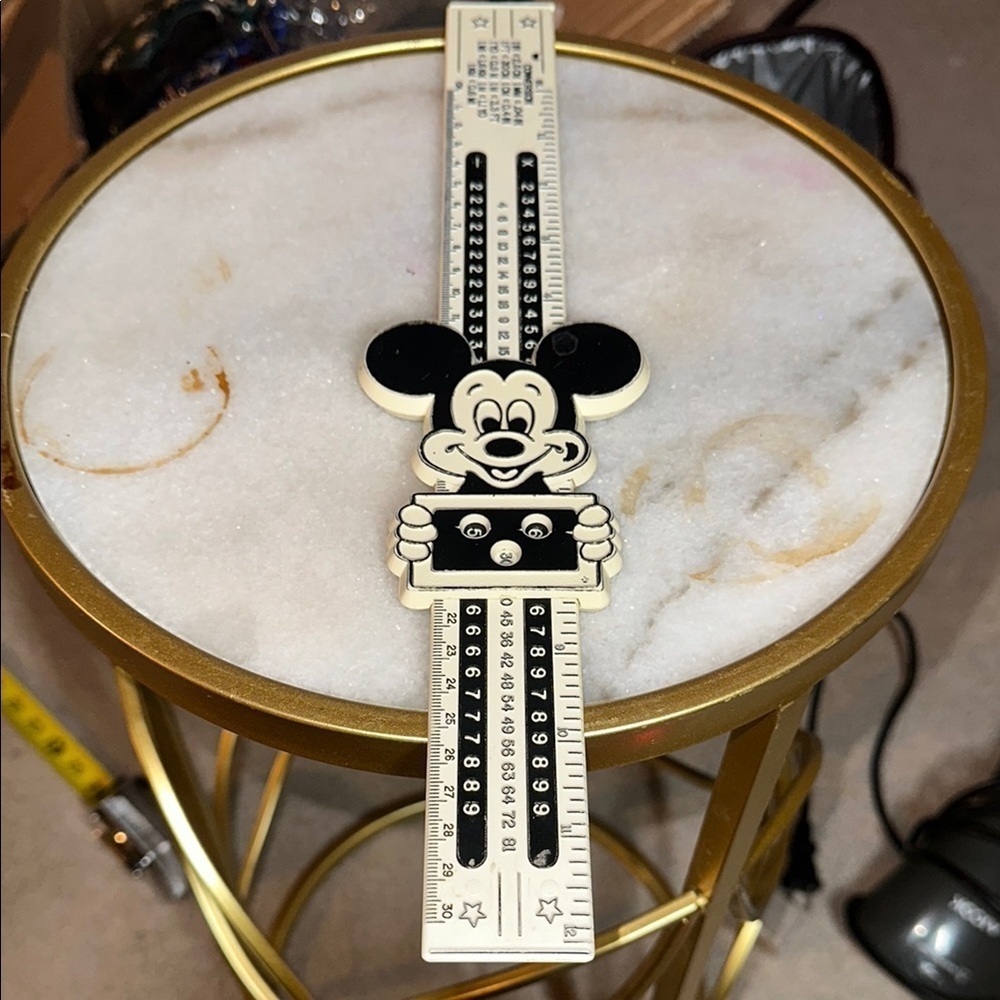 Disney Mickey Mouse Ruler and Math Conversion Slide Measurements - Picture 3 of 7